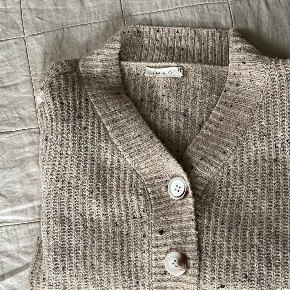 Soft & Warm Button Front Knit Cardigan